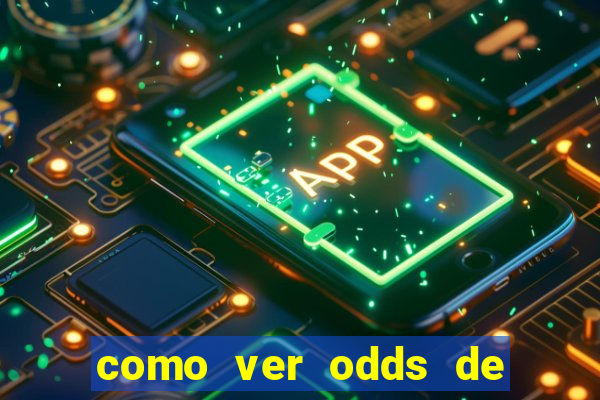 como ver odds de jogos passados